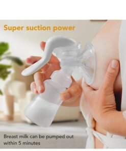 Alternative view of Birth - Manual Breast Pump RH188; Portable, Lightweight Handheld Breastfeeding Pump with Ergonomic Handle, Quiet Suction, BPA-Free – Easy to Use & Clean; Ideal for Travel & On-the-Go Moms