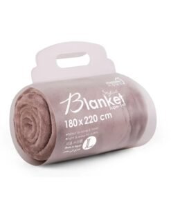 Mintra Lightweight Blanket Bed and Sofa 250 GSM Extra Soft Premium Microfiber Mocha 180x220cm