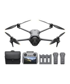 dji Mavic 4 Pro Fly More Combo with DJI RC 2, Flagship Tri-Camera Drone with 100MP 4/3 CMOS Hasselblad Camera, 30km Video Transmission, 51-Min Max Flight Time, Charging Hub, and More