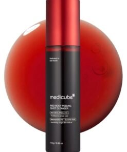 Medicube Red Body Peeling Shot, AHA + BHA Exfoliating Body Spray for Summer-Ready Smooth Skin, Treats Strawberry Skin, Bumps & Breakouts, 3.88 oz