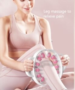 JoyousSto Waist and Leg slimming roller, Foam Roller - Fat Mass Massager,a Muscle Massage Tool for Thighs, Calves and arms,fitness 12-Wheel Yoga Massage, Soothes Calf Muscles, Souvenir for Women and Mothers