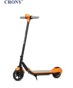 Crony ZL-E7 Kids Electric Scooter 110W, 24V 2.5Ah Battery, 10–14km/h Safe Speed, Foldable Lightweight Aluminum E-Scooter for Kids & Teens, LED Headlamp & LED Base, Anti-Slip Vacuum Tires, Bluetooth Connectivity, Easy Folding Design, 5–8km Range, Battery Powered Beginner Electric Scooter for Boys & Girls, Max Load 60kg,orange