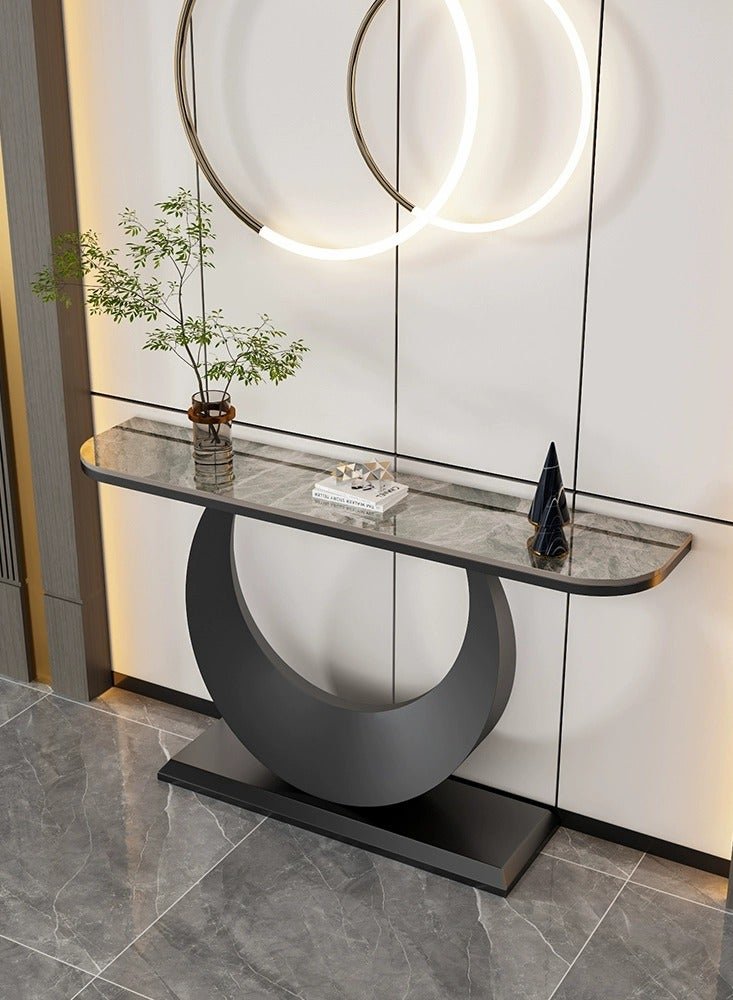 Merry Moments U Shaped Console Table Hallway Entry Table Styling Table Narrow Table for Living Room Entryway Corridor or Sofa Side Table Modern Minimalism Size: L120xH80x30 cm - Image 3