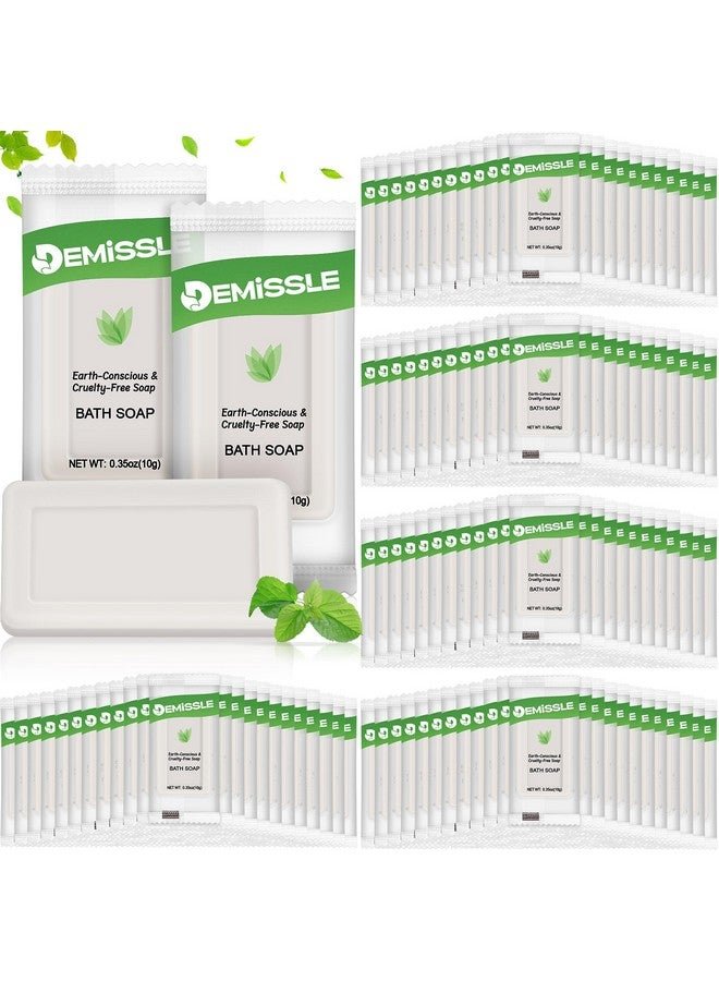 Demissle 0.35 Ounce Travel Size Soap Bars Face and Body Bar Soap Small Travel Individually Wrapped Hotel for Vacation, Hospitality Hotels, Rentals, Camping, Guest Room(200 Pcs)
