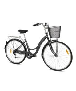 Alternative view of MOGOO Brooklyn 24" 6 Speed City Bike Grey