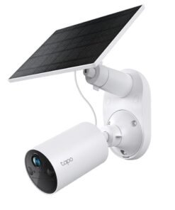 TP-LINK TC82 KIT, 2K Solar-Powered Security Camera Kit|Free Smart Person Detection|Color Night Vision|IP65 Weatherproof|No Hub Required|Intelligent Phone Notifications|Flexible Storage Options