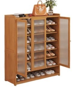 KLNAMAEAAN Large Capacity Entryway Storage Dustproof Shoe Cabinet