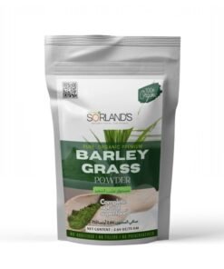 Sorland's Organic Barley Grass Powder – 75 g Complete Natural Superfood for Daily Detox, Digestion & Energy — with Freshness in Every Sip