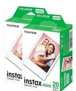 FUJIFILM Instax Mini Film 40 Sheets Compatible With Instax Mini Series Cameras & Printers 2 Pack (Total 40 Shots) 40 Sheets