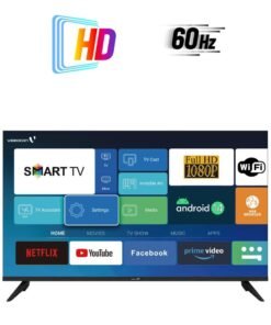 VIDEOCON 32 Inch Edgeless Android 14 HD Ready Smart Tv Netflix, Youtube, Etc E32EL1100 Black