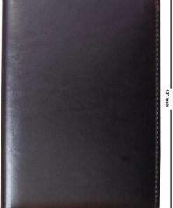 POSITIVE VIBES We Believe in Quality Products Positive Vibes Premium Class Menu Folder with Four A4 Size leaflets Set of Six Suitable for Hotels,restaurents,Bar,Café,Salon,Spa, Black Color