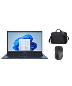 ASUS (Upgraded Version) Vivobook 14 Personal Laptop With 14-Inch Full HD Display, Intel Core i3-1315U Processor/8GB RAM/128GB SSD/Intel Iris Xe Graphics/Windows 11 Home With Laptop Bag + Mouse English Quiet Blue English Quiet Blue