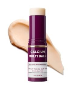 ATRJSZ Calcium Volume Multi Balm, Wrinkle Core Stick, Korean Collagen Moisturing Stick, Anti-aging, Hydrating, Almond & Vitamin E for Lip Balm Eye Cream Neck