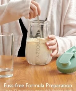 Momcozy Breast Milk Pitcher, Resistant to Heat and Cold Abrupt Temp Swings, No Leak Breast Milk Fridge Storage Container With Wide Mouth, Fast Baby Formula Maker, Breastfeeding Essentials - Image 4