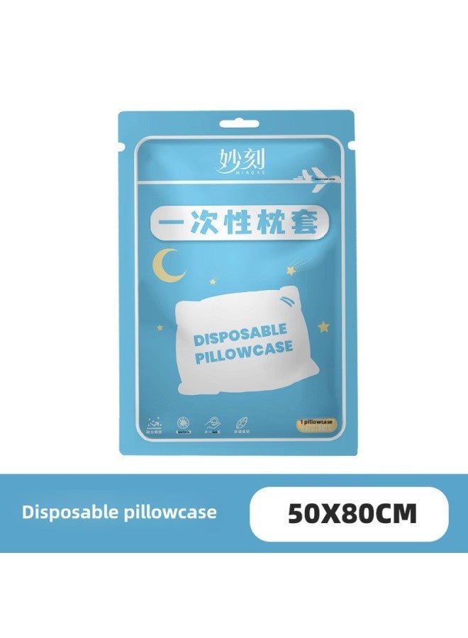 Disposable Bed Sheet Quilt Cover Four-piece Travel Bedding Pillowcase Travel Homestay Hotel Supplies Massage Massage-Color:Disposable Pillowcase
