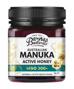 Barnes Naturals Australian Manuka Honey MGO 300+ | Active Raw Honey for Immunity & Wellness | 100% Pure, Unpasteurized | 250g