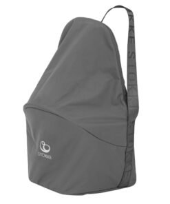 STOKKE Clikk Dark Grey Baby Chair Carrying Bag, Compatible With Clikk Baby High Chair, 100% Polyester, Convenient, Spacious Interior With Hands - Free Carry Handle