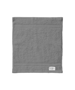 Hotel Linen Klub DEYARCO Princess Terry 100% Cotton 480 GSM Face Towel, Super Soft Quick Dry Highly Absorbent Dobby Border Ring Spun, Size: 30 x 30cm, Grey