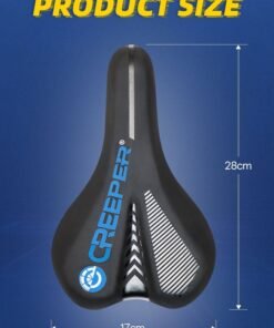 Alternative view of CREEPER Bicycle saddle silicone memory foam seat cushion universal for mountain roads Filled with high silicone internally Zero indentation for long distances