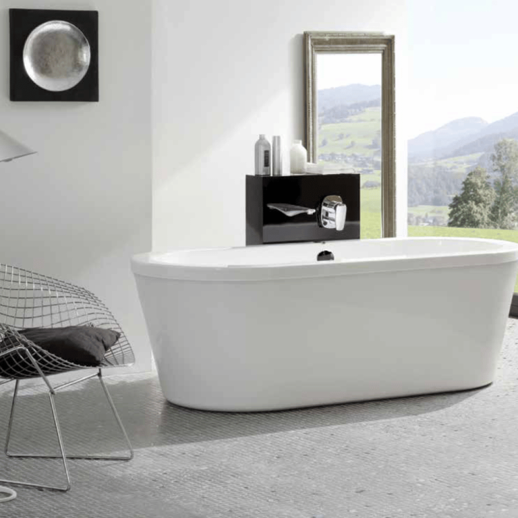 Fiesta freestanding bathtub white supplier in Sharjah