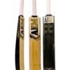 AEM Black Painted Scoop Design Kashmir Willow Cricket Bat (Size : 35 | Double Blade)