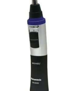 Panasonic Wet And Dry Electric Nose, Ear And Facial Hair Trimmer For Men, Er-Gn30 Black/Silver