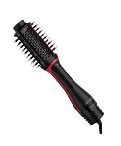 Revlon One-Step Volumiser Plus (Detachable Head, Ceramic Titanium Barrel, Mixed Styling Bristles with Activated Charcoal Pins, Tourmaline Ionic Technology)