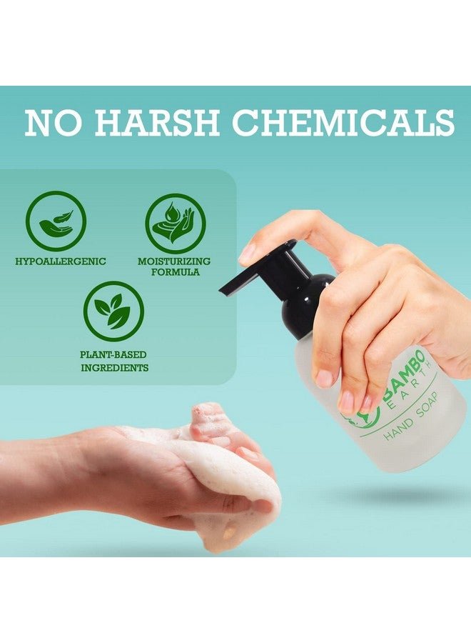 BAMBOEARTH 18 Pack Natural Foaming Hand Soap Tablets - Soft Moisturizing Handwash Tab Refills - 1 Tablet = 9 Oz Liquid Wash Foam Handsoap - Eco-Friendly Softsoap Refill Tabs (18 Variety Pack)
