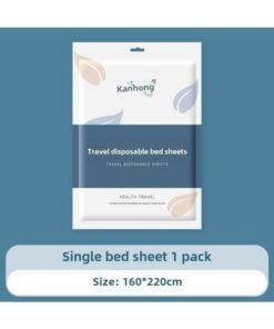 Disposable Bed Sheet Four-piece Set Hotel Bed Sheet Quilt Cover Travel Disposable Supplies Travel Quilt Cover Pillowcase Three-piece Set-Color:Single Bed Sheet