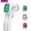 Gonice One-Click Non-Contact Infrared Thermometer with 3-Color Fever Alert, 1-Second Measurement & Multi-Use Function