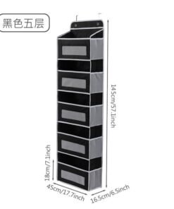 Wardrobe Door Rear Storage Hanging Bag Wall-Mounted Simple Storage Bag Wall-Mounted Storage Bag Storage Hanging Bag Hanging Pocket
