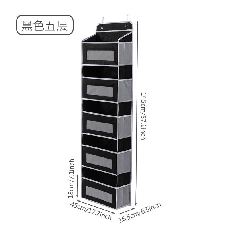 Wardrobe Door Rear Storage Hanging Bag Wall-Mounted Simple Storage Bag Wall-Mounted Storage Bag Storage Hanging Bag Hanging Pocket
