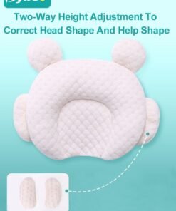 Bybeo Baby Newborn Nursing Sleeping Pillow Toddler Boys and Girls Comfortable Portable Breathable Lightweight Shaping Pillows PE Multifunctional Portable Infant Head Support for Kids Infants Superhigh Quali - Image 4