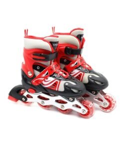Spall Inline Skates Adjustable Sizes Roller Skates With Flashing Wheels For Outdoor Indoor Children Skate Shoes For Boys And Grils Youth And Adlut