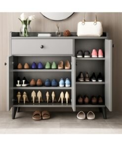 Alternative view of NKX Multifunctional Storage And Shoe Cabinet With Drawer 90 cm