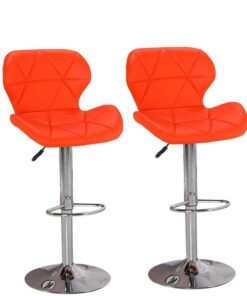CityRiya-Long Bar Stools Adjustable Dining Chair Kitchen Dining Chairs Modern Lounge Chair Accent Chair Square Island Barstool Bar Chairs Kitchen Counter Chairs Makeup Chairs for Kitchen Living Room Bedroom 2 Sets