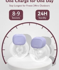 Alternative view of Momcozy S9 Pro Double Electric Breast Pump, Wearable Breast Pump, LED Display,  2 Modes and 9 Levels