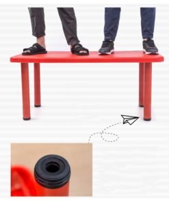 JSAITOYS Rectangle Child Day Care Preschool Classroom Furniture Daycare Activity Plastic Kindergarten Shape Table For Kid - Image 4