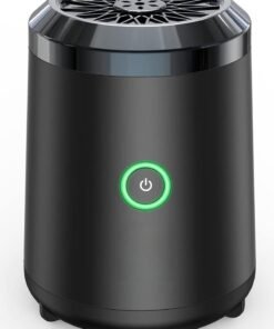 vexa pro Electric Bakhoor Incense Burner – USB Type-C Rechargeable Oud Diffuser, Portable Mini Electric Mabkhara for Car, Home, Office & Travel, Black