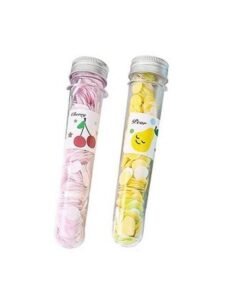 SUNISA Travel Soft Paper Soap Flower Design Tube Shape Bottle (Assortedmulticolor Colour) 2Pcs
