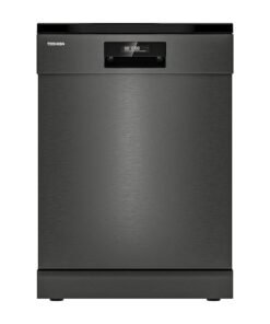 Toshiba Dishwasher 15 Place Settings 3 Layer basket Origin Inverter 8 Programmes 4 Functions with 1 Year Warranty DW-15F3ME(BS) Black
