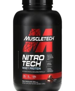MuscleTech Nitro Tech Whey Protein Milk Chocolate 4lbs 1.81kg