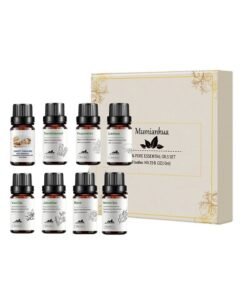 Mumianhua 8 Pieces Essential Oils Set Concentrated Aroma Fragrance Oil Set  Aromatherapy For Home Office Car Bathroom Aroma Oils Package Aroma Diffuser