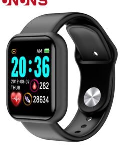 UNUNS Smart Watch,Fitness Watch 1.44'' Touchscreen With Heart Rate Sleep Monitor,Blood Oxygen,Tracker for Health,Running, Waterproof Pedometer Smartwatch Compatible With IOS Android For Women Men,Black