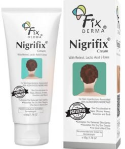 Fixderma Nigrifix Cream for Acanthosis Nigricans with Lactic Acid | Dermatologist Tested Retinol Cream | For Dark Body Parts like Neck, Ankles, Knuckles, Armpits, Thighs & Elbows | Exfoliant - 50g