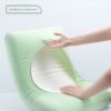 Disposable Pillow Case Travel Pillow Cover Thickened Dirty Train Sleeper Single Hotel Supplies-Color:Grass Green [1 Pack/2 Pieces] Sterilization And Dirt Separation