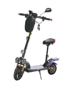 Crony 1500W LED Electric Scooter – Up to 68KM/H Speed, 45KM Range, 48V/12AH Battery, Triple LED Headlamps, Bluetooth Speaker, Wide LCD Display, Dual Suspension, Dual Disc Brakes, Aluminum Alloy Frame, 10” Wear-Resistant Anti-Slip Tires, 120KG Capacity, Quick 4-6H Charging – Perfect for Commutes & Adventures