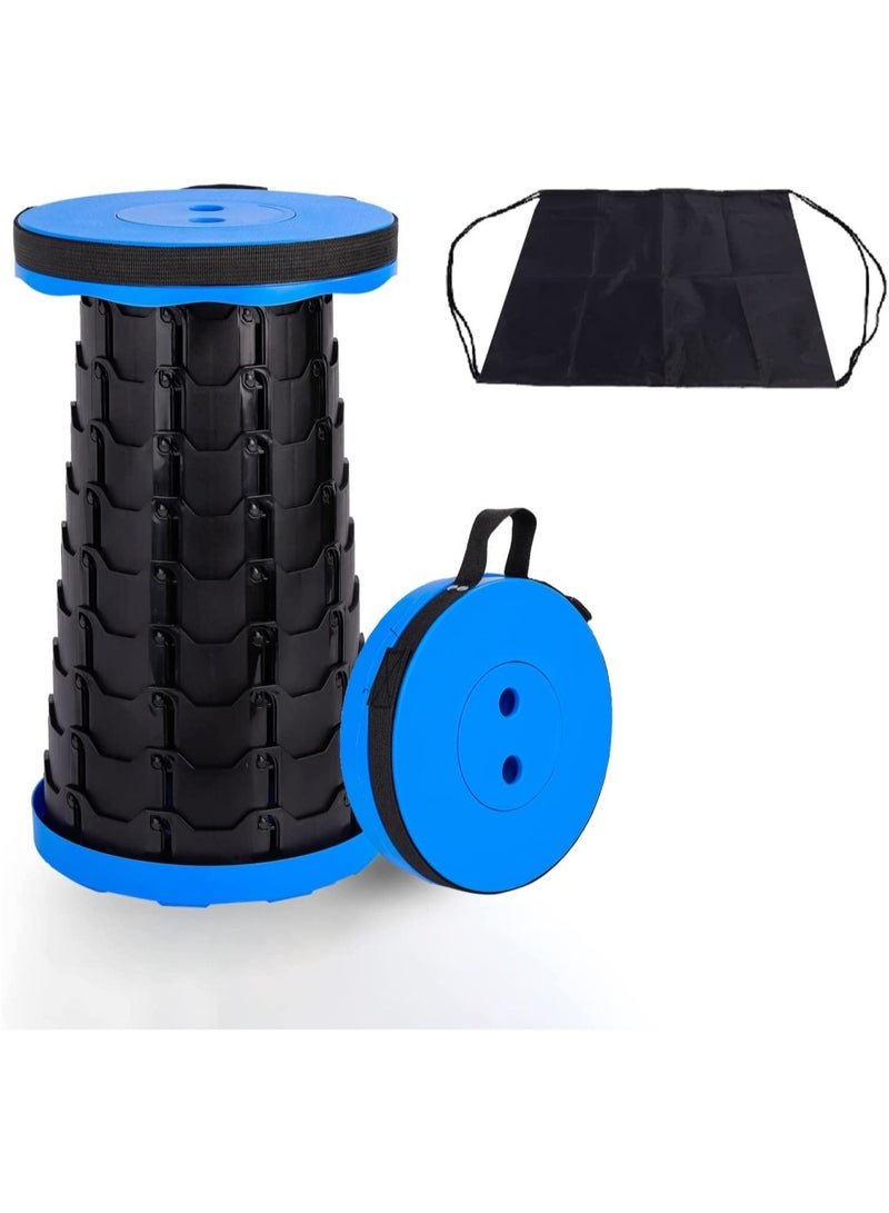 ELTRAZONE Folding Stools for Adults Portable, Lightweight Portable Stool, Retractable Telescopic Seat for Children,Upgraded Small and Lightweight Expandable Stool for Outdoor Fishing Barbecue Travel