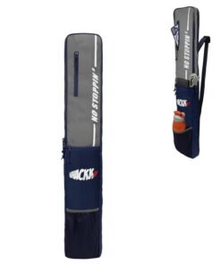 WHACKK Hayden Grey Cricket Bat Cover Polyester Material, Premium Full Size Cover for Wooden and Plastic Bats with Heavy Duty Stitched Strap - Made in India