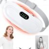 BORTONY Period Massager, Portable Heating Pad for Cramps and Back Pain Menstrual Cramp Relief, Wearable Heating Pad for Women and Girls Wireless Heating Pads with 3 Temperature Settings & Battery Powered